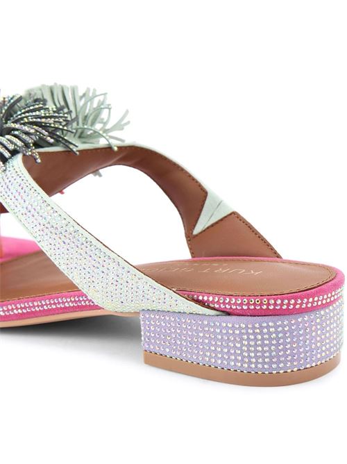 Infradito donna con pon pon KURT GEIGER London | 4365569209.